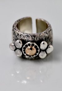 انگشتر تاج الملوک (طلا ونقره) gold and silver ring