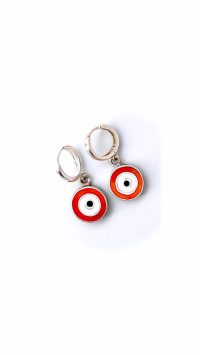  Red Magic Eye Earring