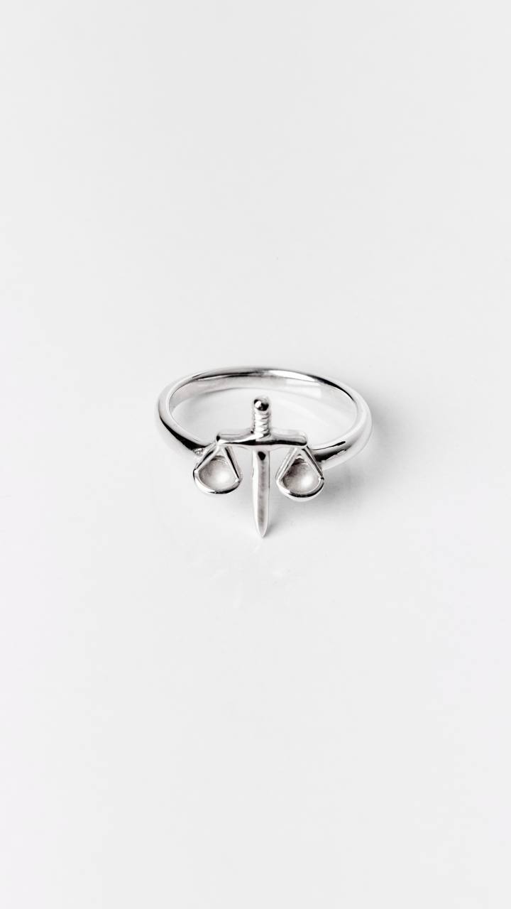 scale of justice RING
