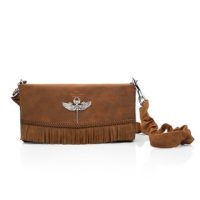 sword and wing clutch bag