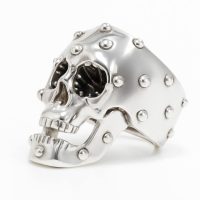 sugar skull spotty ring