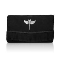 sword and wing clutch bag