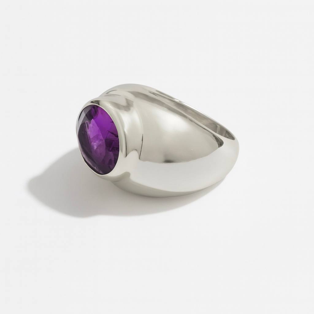 Gemstone Silver Ring