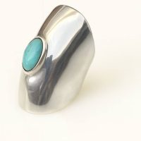 Cocoon Silver & Turquoise Ring