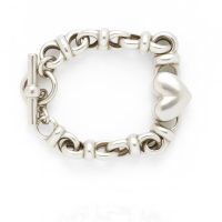 the heart chain bracelet