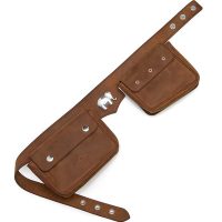 Leather and Silver Belt & Bag