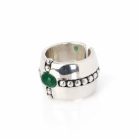 Silver Ring with Gemstone