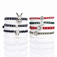 Woven silver bracelet