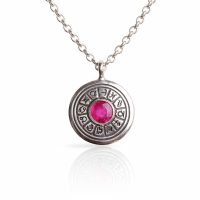 silver necklace