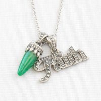 silver necklace